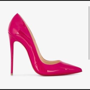Christian Louboutin ultra rose so kate heels
